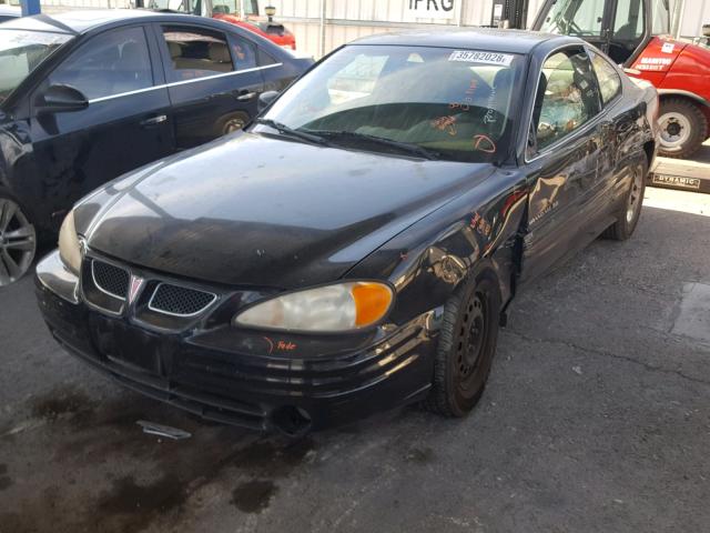 1G2NE12T8YM746046 - 2000 PONTIAC GRAND AM S 黑色 照片 2