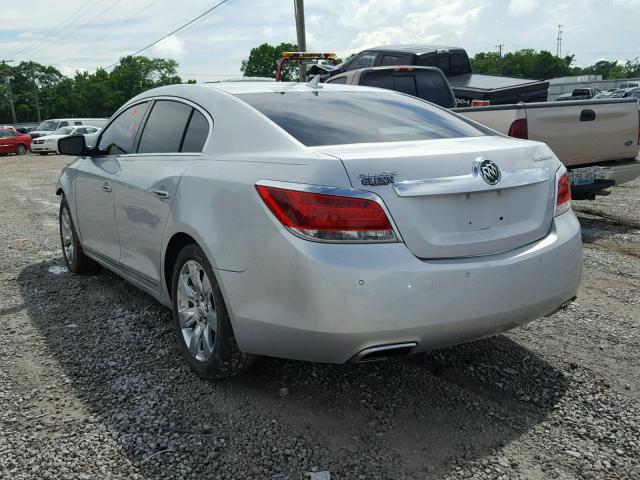 1G4GD5E3XCF112787 - 2012 BUICK LACROSSE P SILVER photo 3