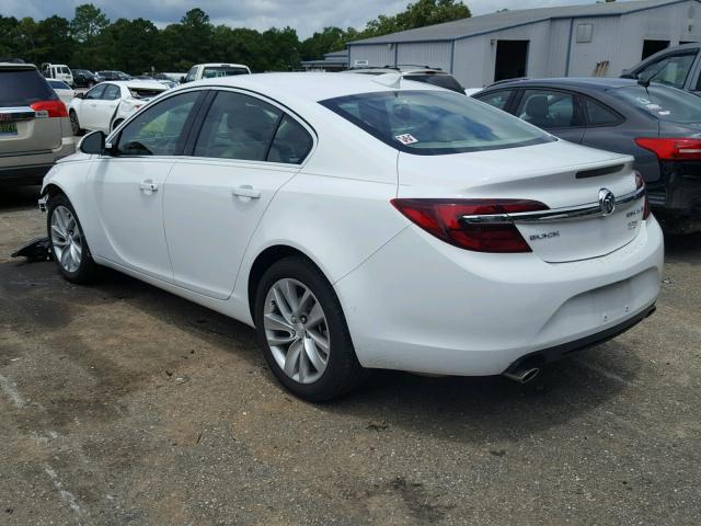 2G4GK5EX5G9148877 - 2016 BUICK REGAL WHITE photo 3