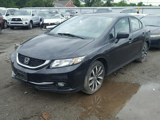 19XFB2F94EE200058 - 2014 HONDA CIVIC EXL 黑色 照片 2