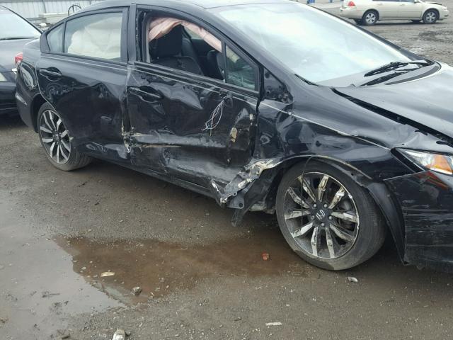 19XFB2F94EE200058 - 2014 HONDA CIVIC EXL 黑色 照片 9
