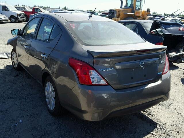 3N1CN7AP0GL894830 - 2016 NISSAN VERSA S/S GRAY photo 3