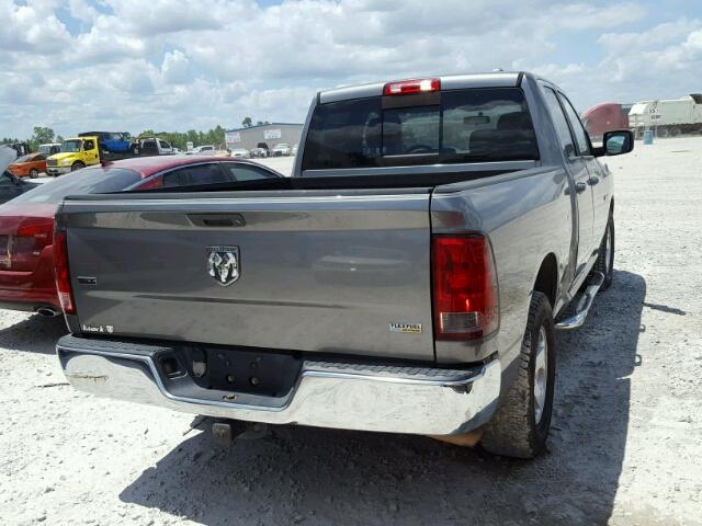 1D7RB1GP3AS111275 - 2010 DODGE RAM 1500 GRAY photo 4