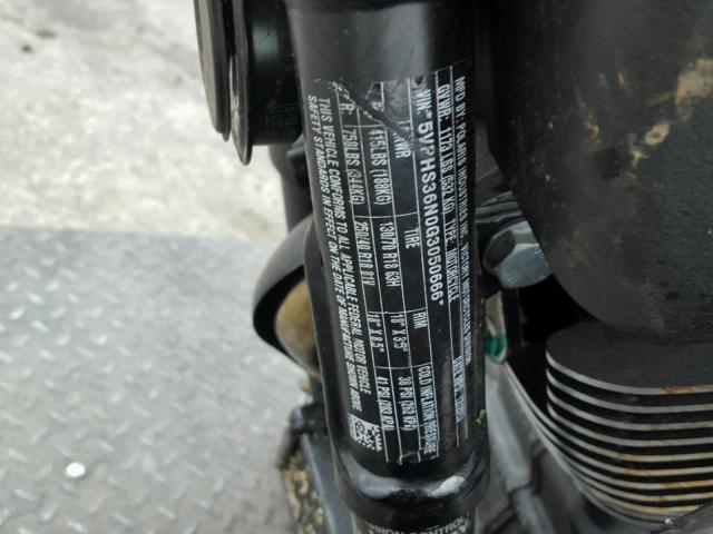 5VPHS36N0G3050666 - 2016 VICTORY MOTORCYCLES HAMMER S RED photo 10