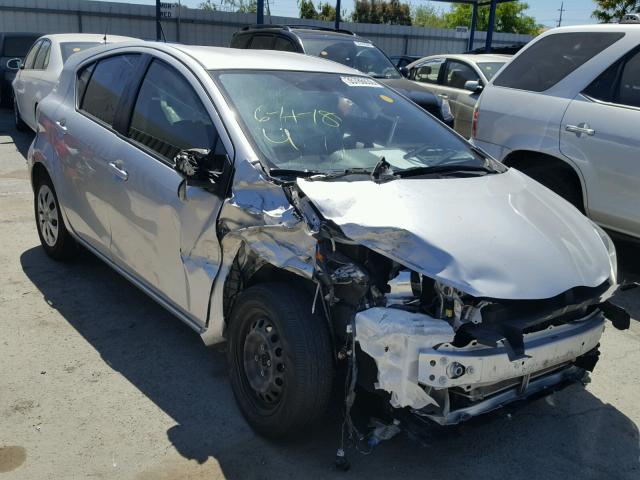 JTDKDTB38E1065976 - 2014 TOYOTA PRIUS C SILVER photo 1