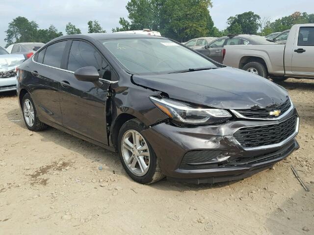 1G1BE5SM5H7170387 - 2017 CHEVROLET CRUZE LT BLACK photo 1