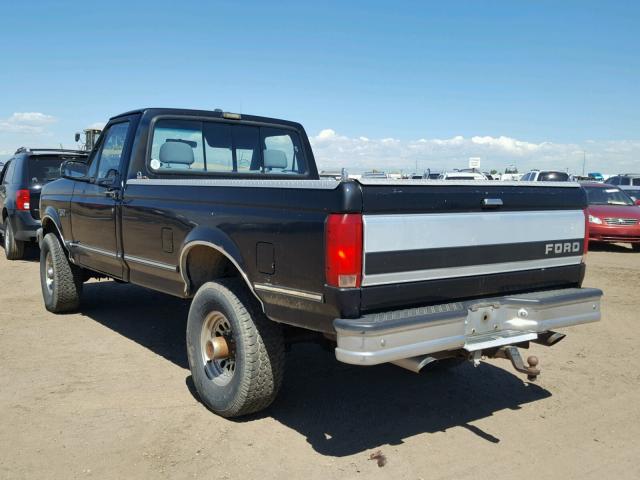 1FTHF26H3PNA08214 - 1993 FORD F250 BLACK photo 3