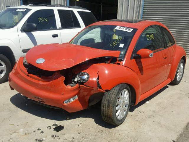 3VWCK31C15M412222 - 2005 VOLKSWAGEN NEW BEETLE 橙色 照片 2