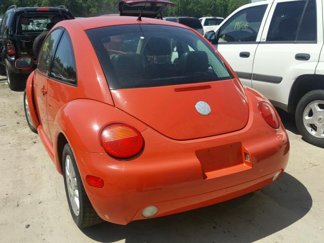 3VWCK31C15M412222 - 2005 VOLKSWAGEN NEW BEETLE 橙色 照片 3