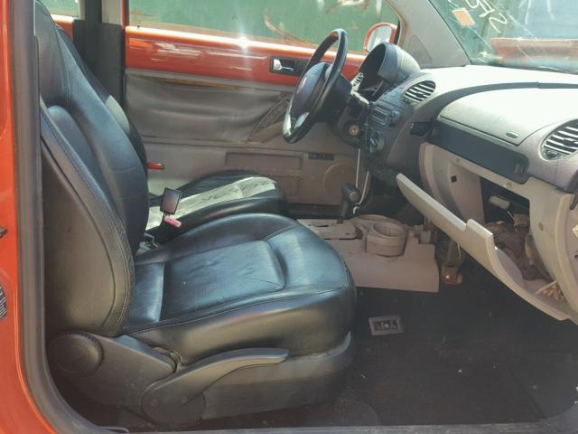 3VWCK31C15M412222 - 2005 VOLKSWAGEN NEW BEETLE 橙色 照片 5