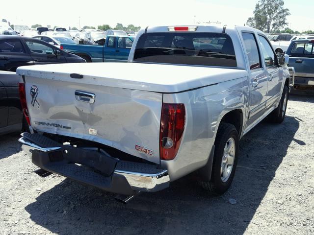 1GTD5MF96C8129625 - 2012 GMC CANYON SLE SILVER photo 4