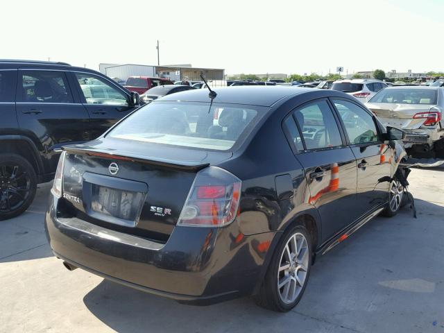 3N1CB61E47L682658 - 2007 NISSAN SENTRA SE- BLACK photo 4