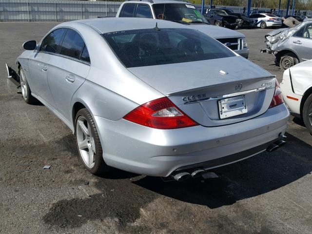 WDDDJ76X46A031241 - 2006 MERCEDES-BENZ CLS 55 AMG SILVER photo 3