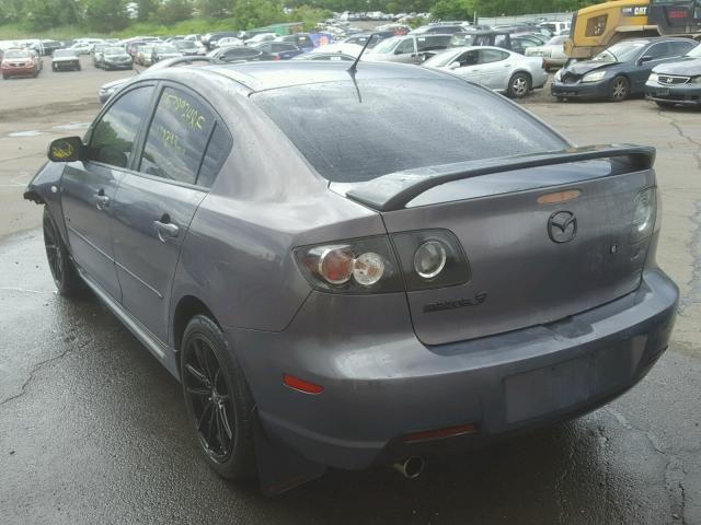 JM1BK323571621833 - 2007 MAZDA 3 S GRAY photo 3