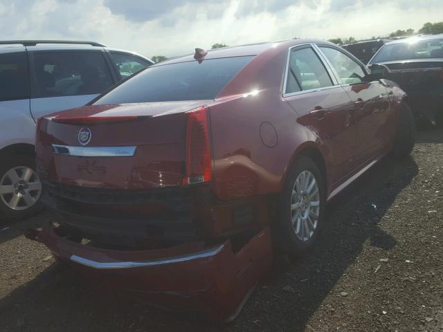 1G6DG5EY1B0171113 - 2011 CADILLAC CTS LUXURY RED photo 4