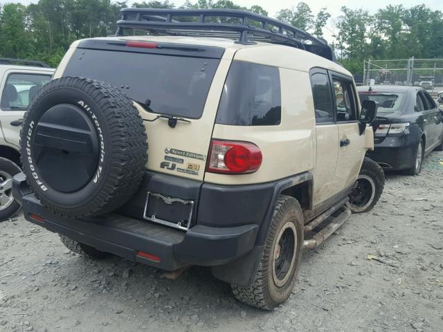 JTEBU4BF6AK078113 - 2010 TOYOTA FJ CRUISER TAN photo 4