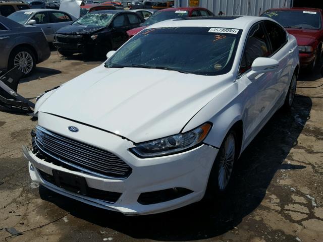 3FA6P0K94GR400192 - 2016 FORD FUSION TIT WHITE photo 2