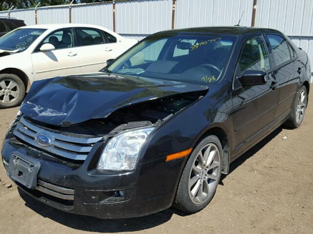 3FAHP07Z29R193287 - 2009 FORD FUSION SE BLACK photo 2