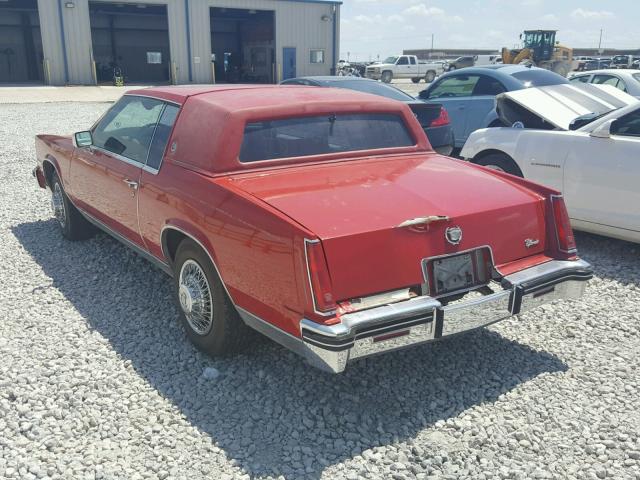 6L57B9E648602 - 1979 CADILLAC 2 DR. RED photo 3