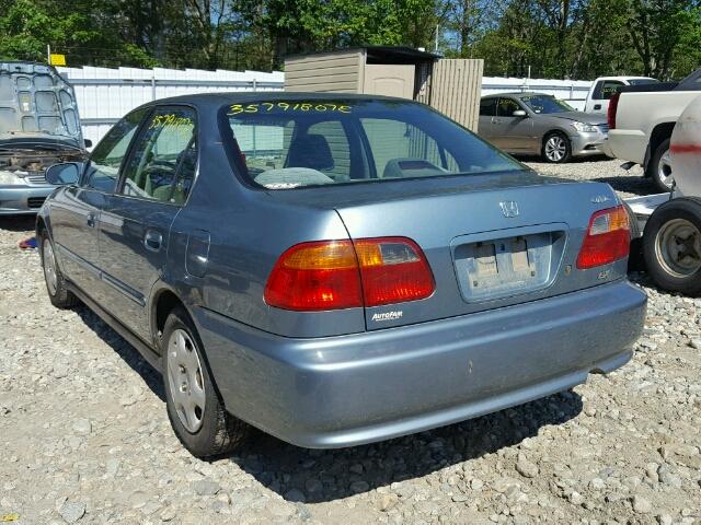 2HGEJ8648YH603699 - 2000 HONDA CIVIC EX ლურჯი ფოტო 3