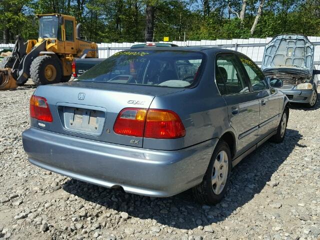 2HGEJ8648YH603699 - 2000 HONDA CIVIC EX ლურჯი ფოტო 4