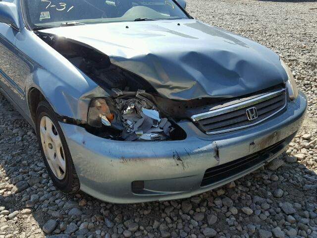 2HGEJ8648YH603699 - 2000 HONDA CIVIC EX ლურჯი ფოტო 9