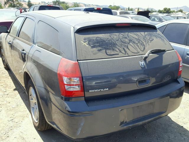 2D4FV47T37H872524 - 2007 DODGE MAGNUM SE BLUE photo 3