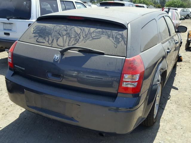 2D4FV47T37H872524 - 2007 DODGE MAGNUM SE BLUE photo 4