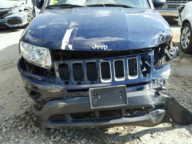 1C4NJDBB9CD633554 - 2012 JEEP COMPASS SP BLUE photo 9