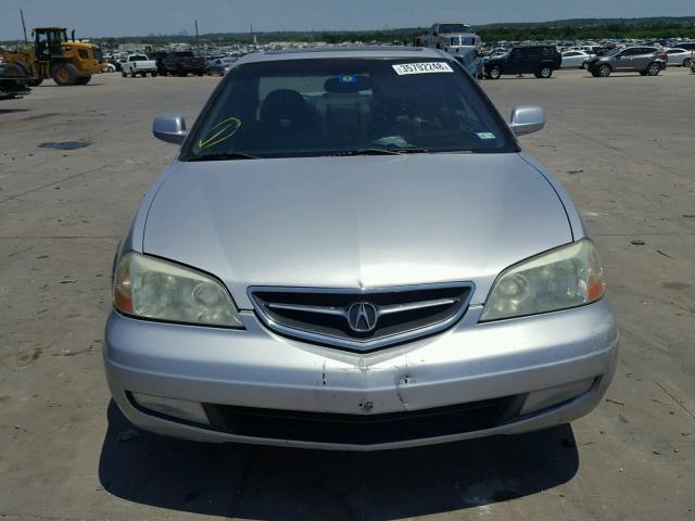 19UYA42622A001660 - 2002 ACURA 3.2CL TYPE SILVER photo 9