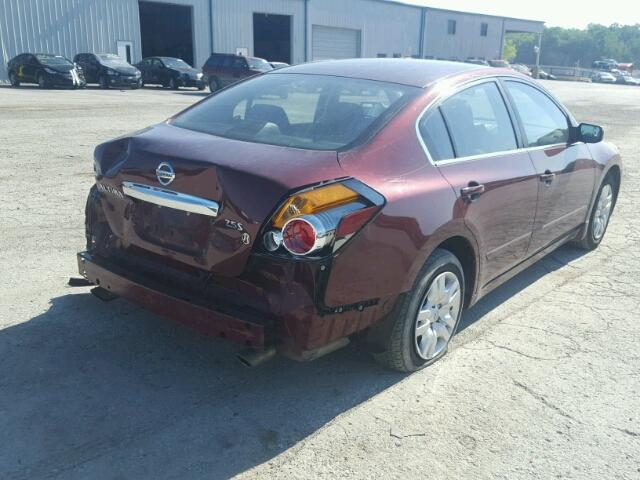 1N4AL2AP1CC143180 - 2012 NISSAN ALTIMA BAS MAROON photo 4