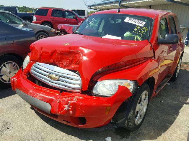 3GNDA13D08S576704 - 2008 CHEVROLET HHR LS წითელი ფოტო 2