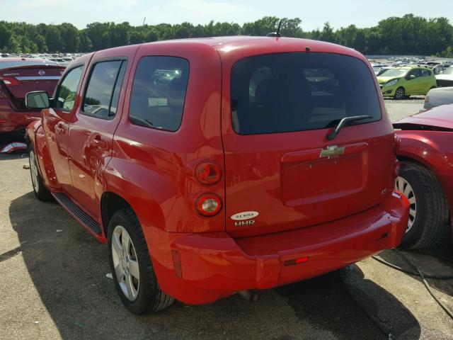 3GNDA13D08S576704 - 2008 CHEVROLET HHR LS წითელი ფოტო 3