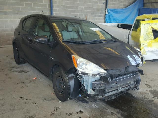 JTDKDTB30C1010337 - 2012 TOYOTA PRIUS C GRAY photo 1