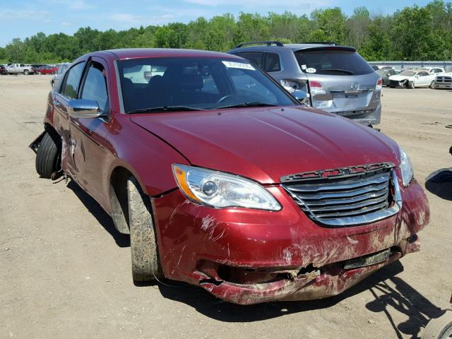 1C3CCBCB3CN300592 - 2012 CHRYSLER 200 LIMITE RED photo 1