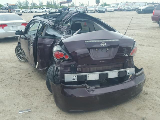 JTKDE3B74A0316798 - 2010 TOYOTA SCION TC 紫色 照片 3