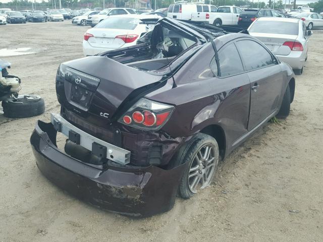 JTKDE3B74A0316798 - 2010 TOYOTA SCION TC 紫色 照片 4