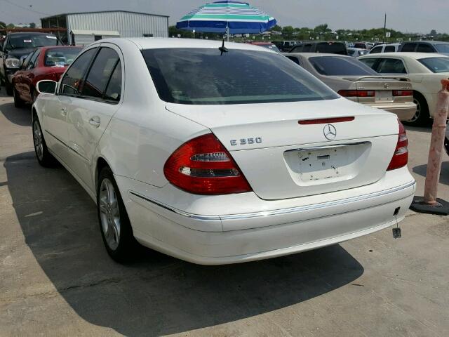 WDBUF56J76A831459 - 2006 MERCEDES-BENZ E 350 WHITE photo 3