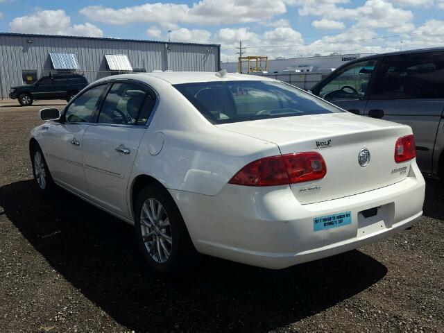 1G4HD57149U105225 - 2009 BUICK LUCERNE CX WHITE photo 3