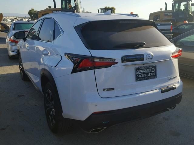 JTJBARBZ0G2061818 - 2016 LEXUS NX 200T WHITE photo 3