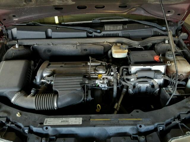 1G8AL52F03Z132891 - 2003 SATURN ION LEVEL BURGUNDY photo 7