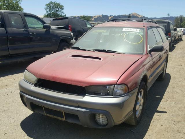 4S3BG6857W7613675 - 1998 SUBARU LEGACY 30T MAROON photo 2