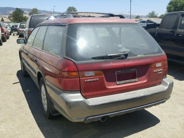 4S3BG6857W7613675 - 1998 SUBARU LEGACY 30T MAROON photo 3