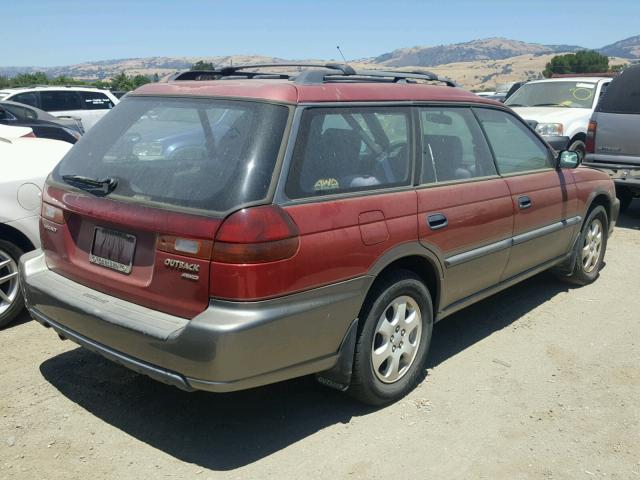 4S3BG6857W7613675 - 1998 SUBARU LEGACY 30T MAROON photo 4