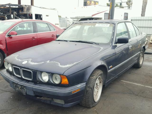 WBAHE2324SGE93429 - 1995 BMW 530 I AUTO BLUE photo 2