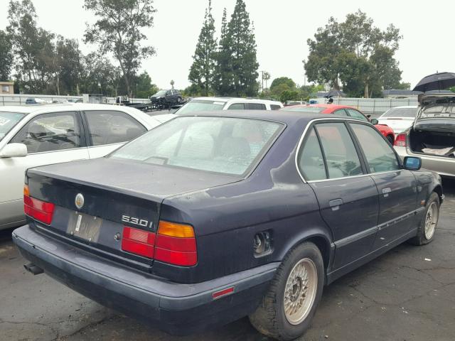 WBAHE2324SGE93429 - 1995 BMW 530 I AUTO BLUE photo 4