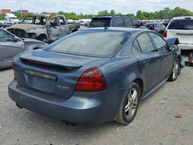 2G2WR554761242763 - 2006 PONTIAC GRAND PRIX BLUE photo 4