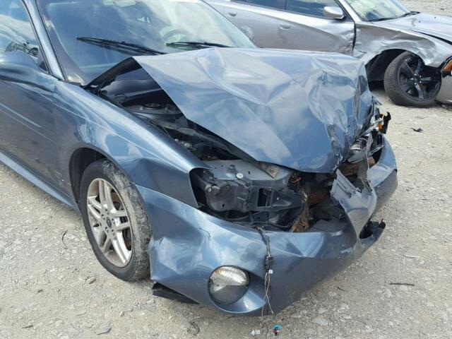 2G2WR554761242763 - 2006 PONTIAC GRAND PRIX BLUE photo 9