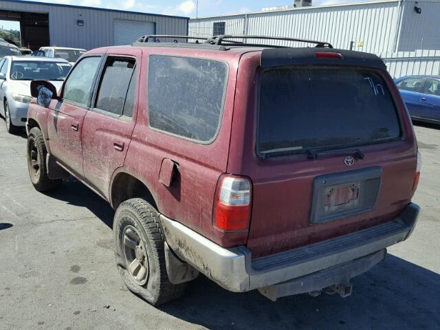 JT3HN86R719047181 - 2001 TOYOTA 4RUNNER SR RED photo 3