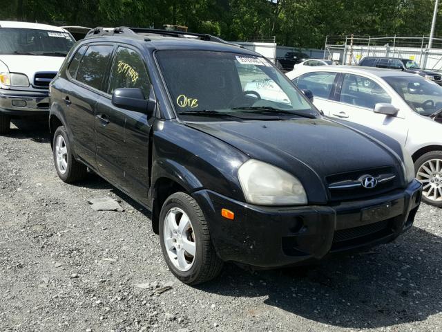 KM8JM72B66U342159 - 2006 HYUNDAI TUCSON GL BLACK photo 1